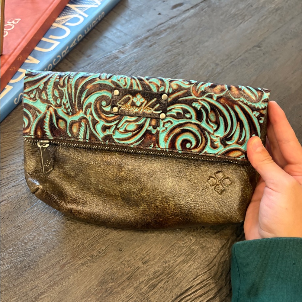 Vintage Leather Clutch